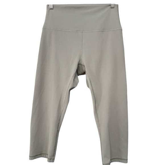 Prana High Waist Capri Leggings | Olive Green Crop Small - Picture 1 of 4